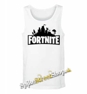 FORTNITE - Logo - Mens Vest Tank Top - biele