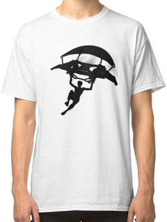 FORTNITE - Glidder Man - biele pánske tričko