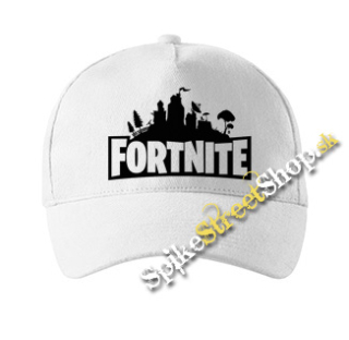 FORTNITE - Logo - biela šiltovka (-30%=AKCIA)