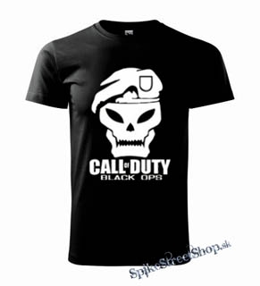 CALL OF DUTY - Skull - čierne detské tričko