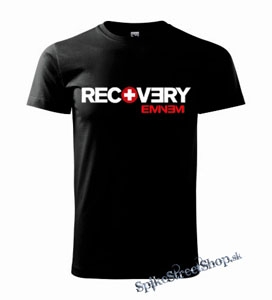 EMINEM - Recovery - čierne detské tričko
