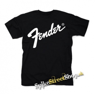 FENDER - Logo - čierne detské tričko