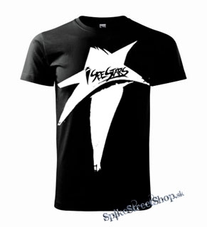 I SEE STARS - White Star - čierne detské tričko
