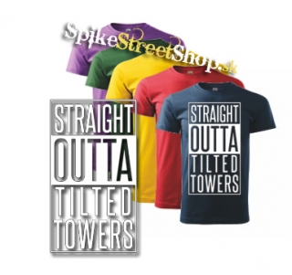 FORTNITE - Straight Outta Tilted Towers - farebné pánske tričko