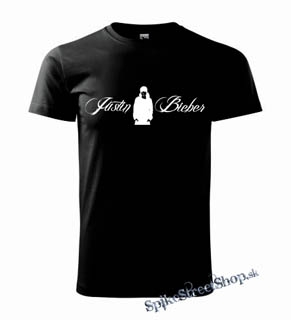 JUSTIN BIEBER - čierne detské tričko
