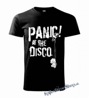 PANIC AT THE DISCO - White Log - čierne detské tričko
