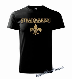 STRATOVARIUS - Gold Logo Vintage - čierne detské tričko