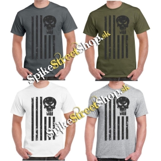 LEBKA - PUNISHER AMERICAN v SpikeStreetShope - čierne detské tričko
