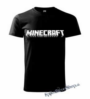 MINECRAFT - čierne detské tričko