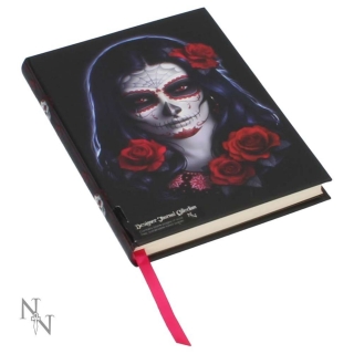 GOTHIC COLLECTION - Embossed Journal Sugar Skull (JR) 17cm - poznámková knižka