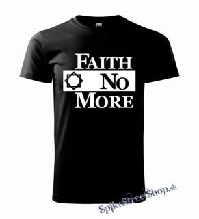 FAITH NO MORE - Logo - čierne detské tričko