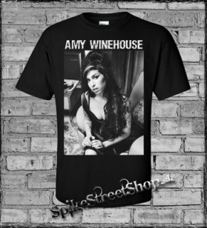 AMY WINEHOUSE - Portrait - čierne detské tričko