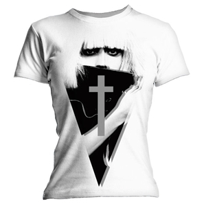 LADY GAGA - Fame Monster Official Skinny Fit - biele dámske tričko