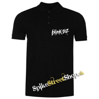 BLINK 182 - Logo - čierna pánska polokošeľa