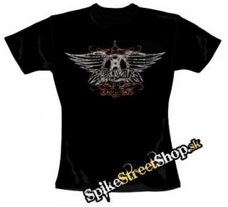 AEROSMITH - Faded Wings - čierne dámske tričko