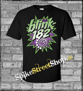 BLINK 182 - POW Smile - čierne detské tričko