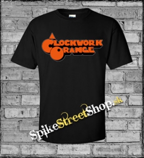 CLOCKWORK ORANGE - Logo - čierne detské tričko