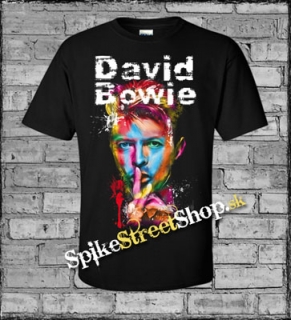 DAVID BOWIE - Colour Portrait - čierne detské tričko