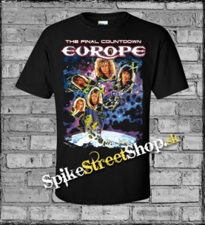 EUROPE - The Final Countdown - čierne detské tričko