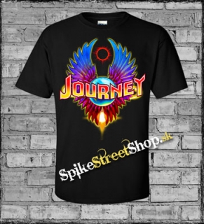 JOURNEY - Logo - čierne detské tričko