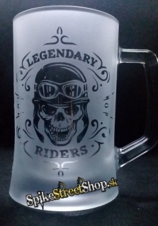 Sklenený krígel BIKER COLLECTION - Legendary Riders