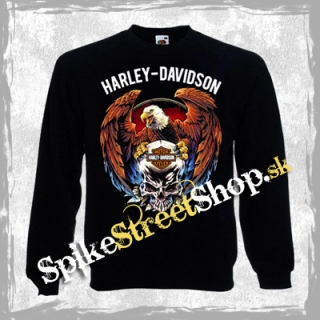 HARLEY DAVIDSON - Skull & Eagle - mikina bez kapuce