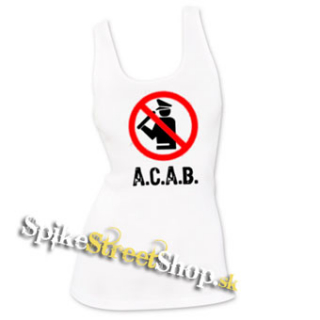 A.C.A.B. - Pictogram - Ladies Vest Top - biele