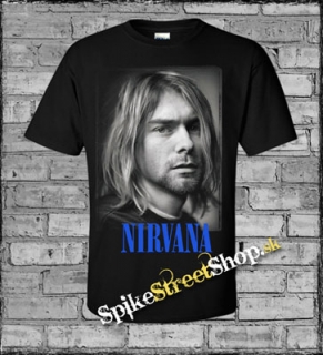 KURT COBAIN - Portrait - čierne detské tričko