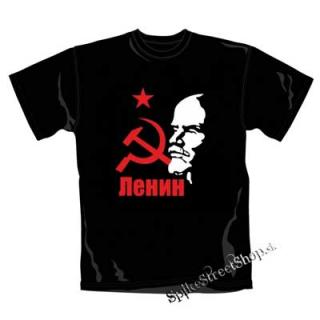 LENIN - CCCP - čierne pánske tričko