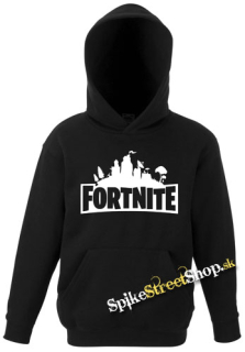 FORTNITE - Logo - čierna detská mikina