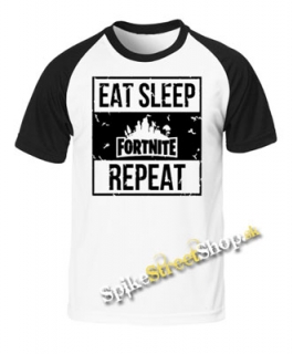 FORTNITE - Eat, Sleep, Repeat - dvojfarebné pánske tričko