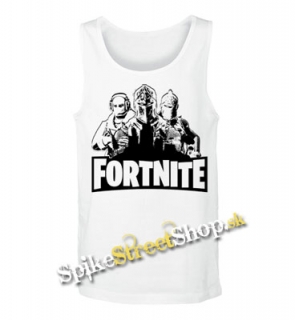 FORTNITE - Logo & Skins - Mens Vest Tank Top - biele