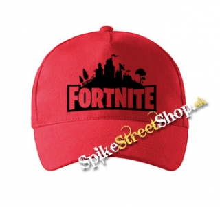 FORTNITE - Black Logo - červená šiltovka (-30%=AKCIA)