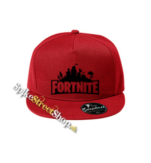 FORTNITE - Black Logo - červená šiltovka model "Snapback"