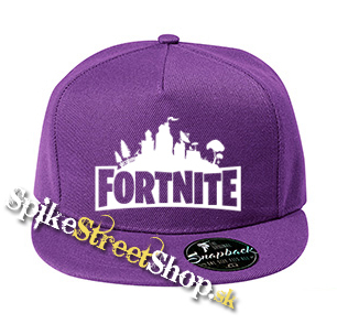 FORTNITE - Logo - fialová šiltovka model "Snapback"