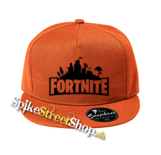 FORTNITE - Logo - oranžová šiltovka model "Snapback"