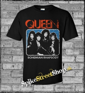 QUEEN - Bohemian Rhapsody - čierne detské tričko