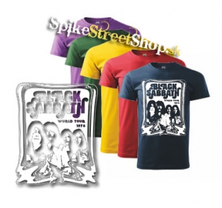 BLACK SABBATH - World Tour 78 - farebné detské tričko