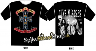 GUNS N ROSES - Appetite For Destruction - čierne pánske tričko