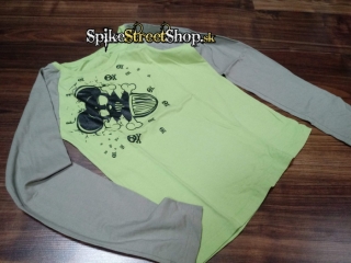 NOIZZ - Mickey Skull - dámske tričko s dlhými rukávmi (Výpredaj)
