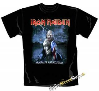 IRON MAIDEN - Manaus Amazonas - čierne pánske tričko