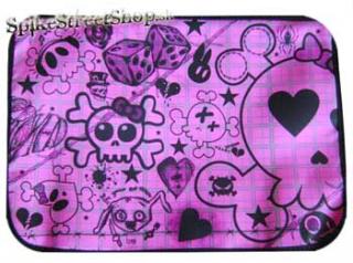 Púzdro na notebook MONSTER HIGH - Pink Skulls