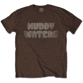 MUDDY WATTERS - Electric Blues Vintage - hnedé pánske tričko