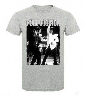 PULP FICTION - šedé pánske tričko