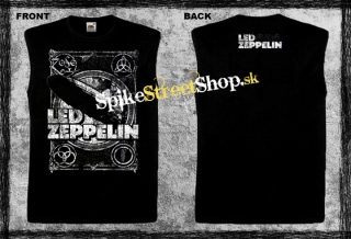 LED ZEPPELIN - Vintage Zeppelin - čierne pánske tričko bez rukávov