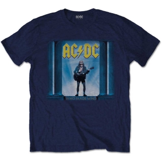 AC/DC - Who Man Who - modré pánske tričko