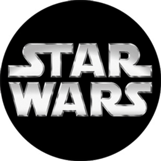 STAR WARS - čierny odznak