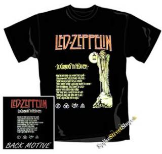 LED ZEPPELIN - Stairway To Heaven - čierne pánske tričko