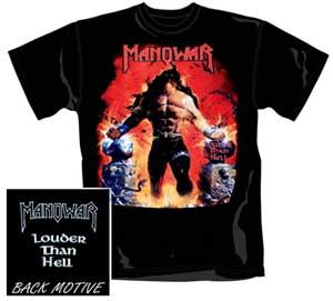 MANOWAR - Louder Than Hell - čierne pánske tričko