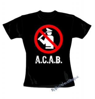 A.C.A.B. - Pictogram - čierne dámske tričko